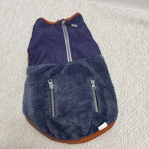 Top Paw Dog S Navy Orange Fleece Sweater **READ**